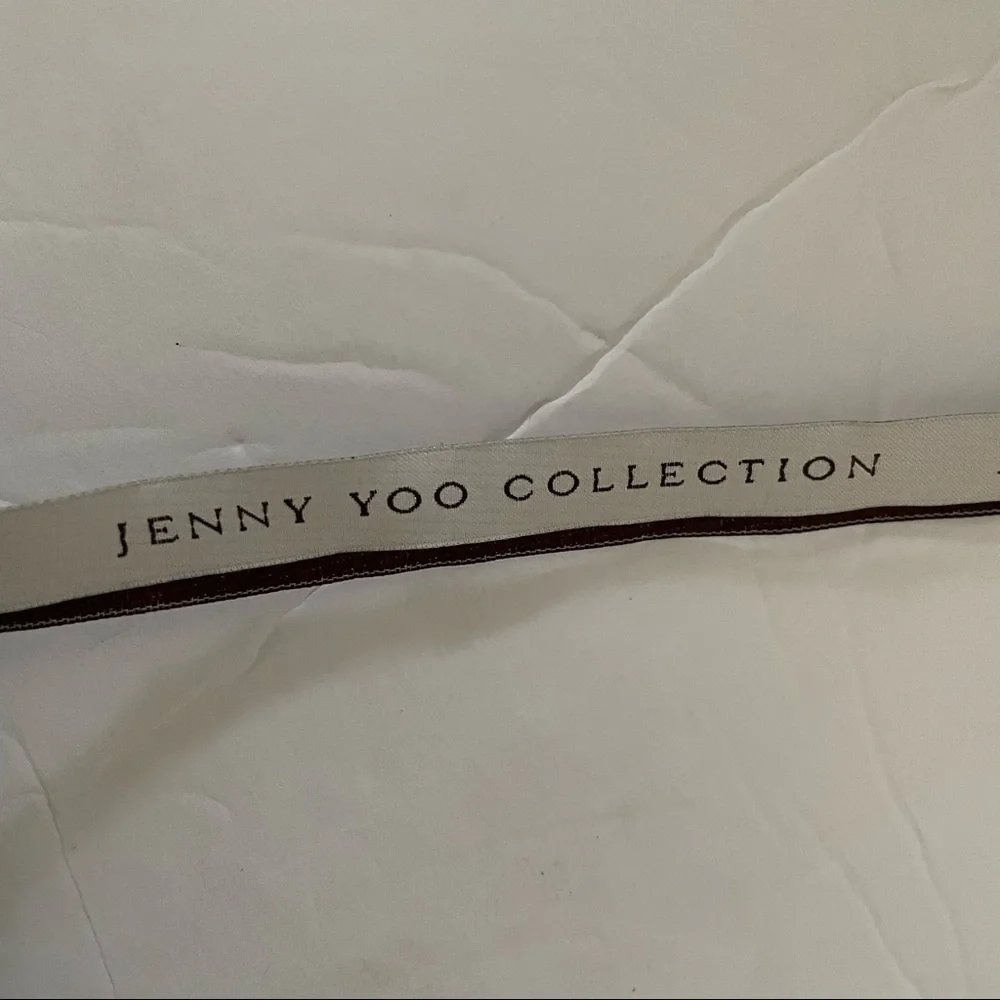 Jenny Yoo Brown Silk Shantung Strapless Dress Size 0‎